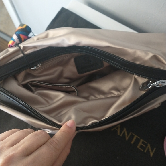 NWT Bostanten women's Leather Bucket Bag Purse Aztec Strap - Picture 7 of 10